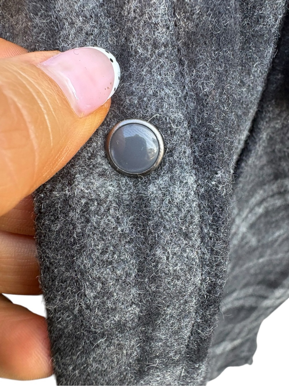 Stussy Men's Wool Blend Gray Plaid Button-Up Shirt Jacket - Picture 7 of 11